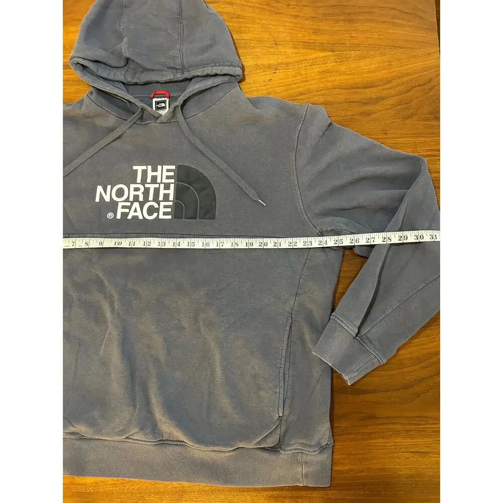 Gray The North Face Half Dome Logo Hoodie Sweatshirt | MENDED - (Men's XL)‎